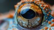 Macro Animal Eyes Focus on the eyes of small animals such as frogs, insects, or birds, capturing their expressive features and intricate details up close AI generated