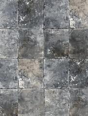 Wall Mural - grey floor tiles background