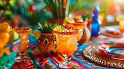 Some cocktails from cinco de mayo