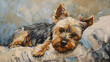 Yorkshire Terrier brown dog adorable animals