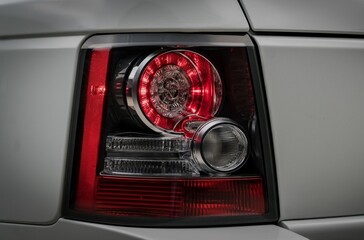 Canvas Print - Suv brake light