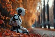 Beautiful autumn art: artificial intelligence in nature's beauty