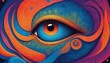 Digital Painting Psychedelic Artinspired Book Cove (9)