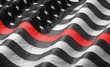 © George - The Thin Red Line represents the firefighters of America.