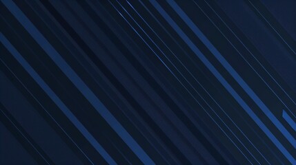 Poster - Abstract blue stripes with bright light accents on dark background