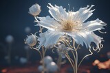Fototapeta  - Capturing Eternal Beauty: A Stunning Depiction of an Artificial Flower, Where Nature Meets Innovation in a Timeless Display of Craftsmanship and Creativity