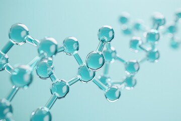 Poster - A close-up of a bunch of glass balls. Ideal for various design projects