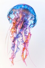 Poster - A jellyfish floating in the water, suitable for various design projects