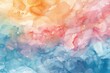A beautiful watercolor painting with a serene sky background. Ideal for art and design projects