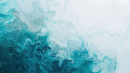 teal and petrol blue blurred gradient liquid paint style on white background, twenty words without capital letter