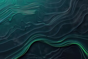 Wall Mural - abstract gradient texture branding tech conference in black, blue, green hues