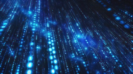 digital binary encrypted code matrix background