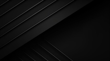 Canvas Print - elegant black diagonal lines pattern background