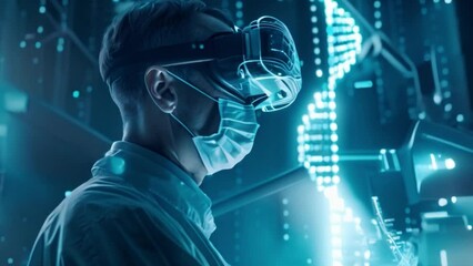 Poster - Doctor Engages With Virtual Reality
