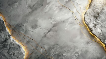 Wall Mural - Abstract gray and gold marble texture background