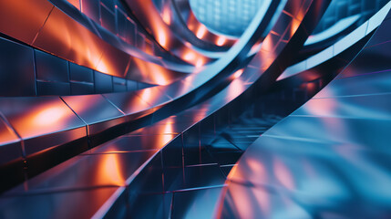 Poster - abstract business background, modern 3d wallpaper 