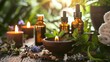 A the using essential oils and herbs to infuse and enhance the sauna experience for patients offering additional healing properties and relaxation benefits..
