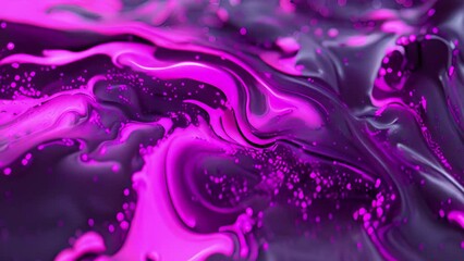 Aufkleber - Close Up View of Blue and Pink Liquid