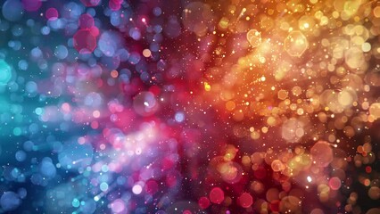 Wall Mural - abstract colored firework background fireworks light. seamless looping overlay 4k virtual video anim