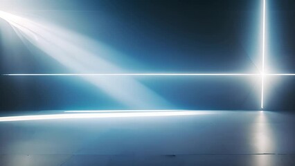 Poster - minimalist room with ceiling light generative ai