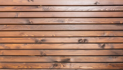 Wall Mural - Wood plank brown texture background, free space. Horizontal wood texture backdrop