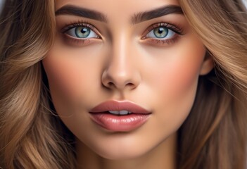  A Portrait Of Breathtakingly Gorgeous, Exotic, Beautiful Woman.
