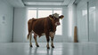 image of a fat cow, 4K resolution 16