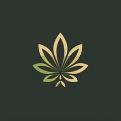 Wall Mural - Craft a dynamic logo for a grow shop with vector graphics, featuring elements like cannabis, weed, and hemp for a distinctive identity.