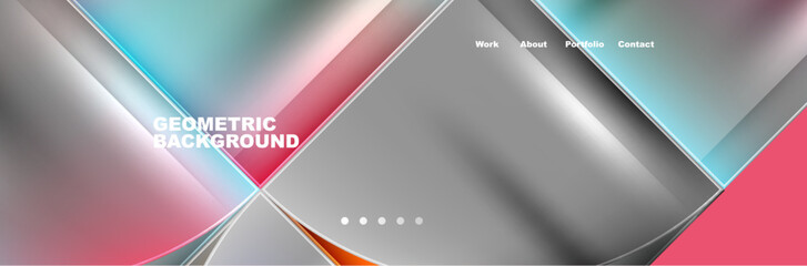 Aufkleber - it looks like a geometric background with a lot of triangles . High quality