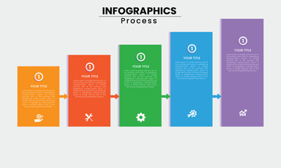 Way to success infographic chart design template