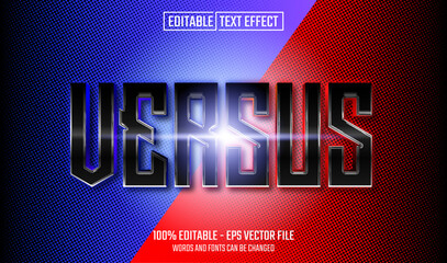 Canvas Print - versus editable text effect