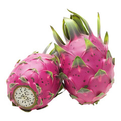 Wall Mural - Dragon fruit isolated on transparent background