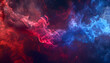 © KSeeD Art - Red and blue flame background