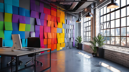 Poster - Dedicate a section of a wall in your office as a keyword wall.