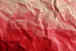 crumpled krantf paper gradation painted red with spray paint