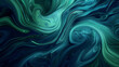 soft swirling patterns of midnight blue and forest green, ideal for an elegant abstract background