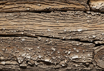 Poster - An old piece of wood, texture