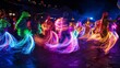 Leuchtendes Kulturfest: Traditionen im Neonlicht