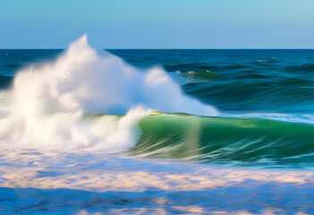 Wall Mural - waves on the beach
