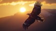 Freiheit im Flug: Adler über den Bergen