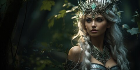 Poster - Enchanting Woodland Goddess