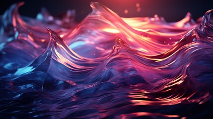 Wall Mural - Abstract background of flowing liquid.