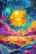 Cheerful Sun Smiling Downward Sunny, International Sun Day, the importance of solar energy, Sun’s contributions to life on Earth.