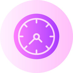 clock gradient icon