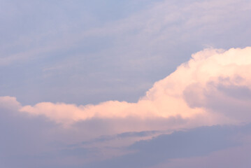 Wall Mural - background of sky and clouds in evening natural weather