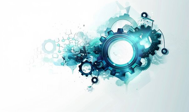 abstract colorful futuristic background. circles
