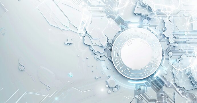 abstract colorful futuristic background. circles