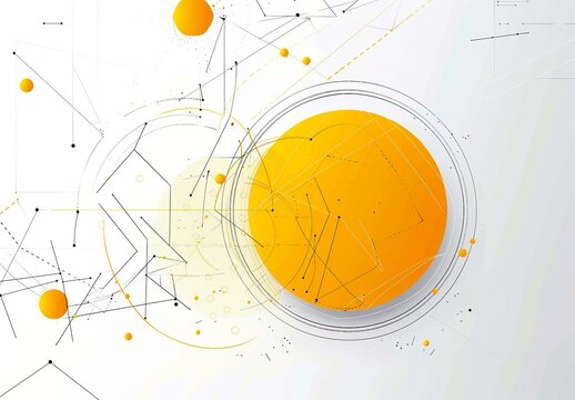 abstract colorful futuristic background. circles
