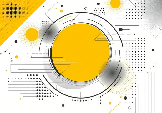 abstract colorful futuristic background. circles