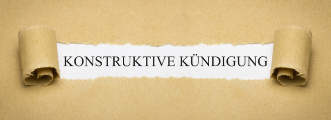 Sticker - Konstruktive Kündigung